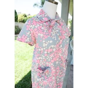 Vintage Cotton Homemaker Dress 60's Fashion